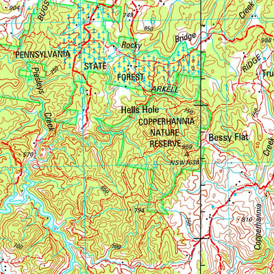 Geoscience Australia Bathurst SI55 - 08 digital map