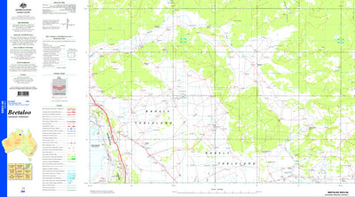 Geoscience Australia Beetaloo SE53 - 06 digital map
