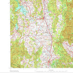 Geoscience Australia Bega SJ55 - 04 digital map