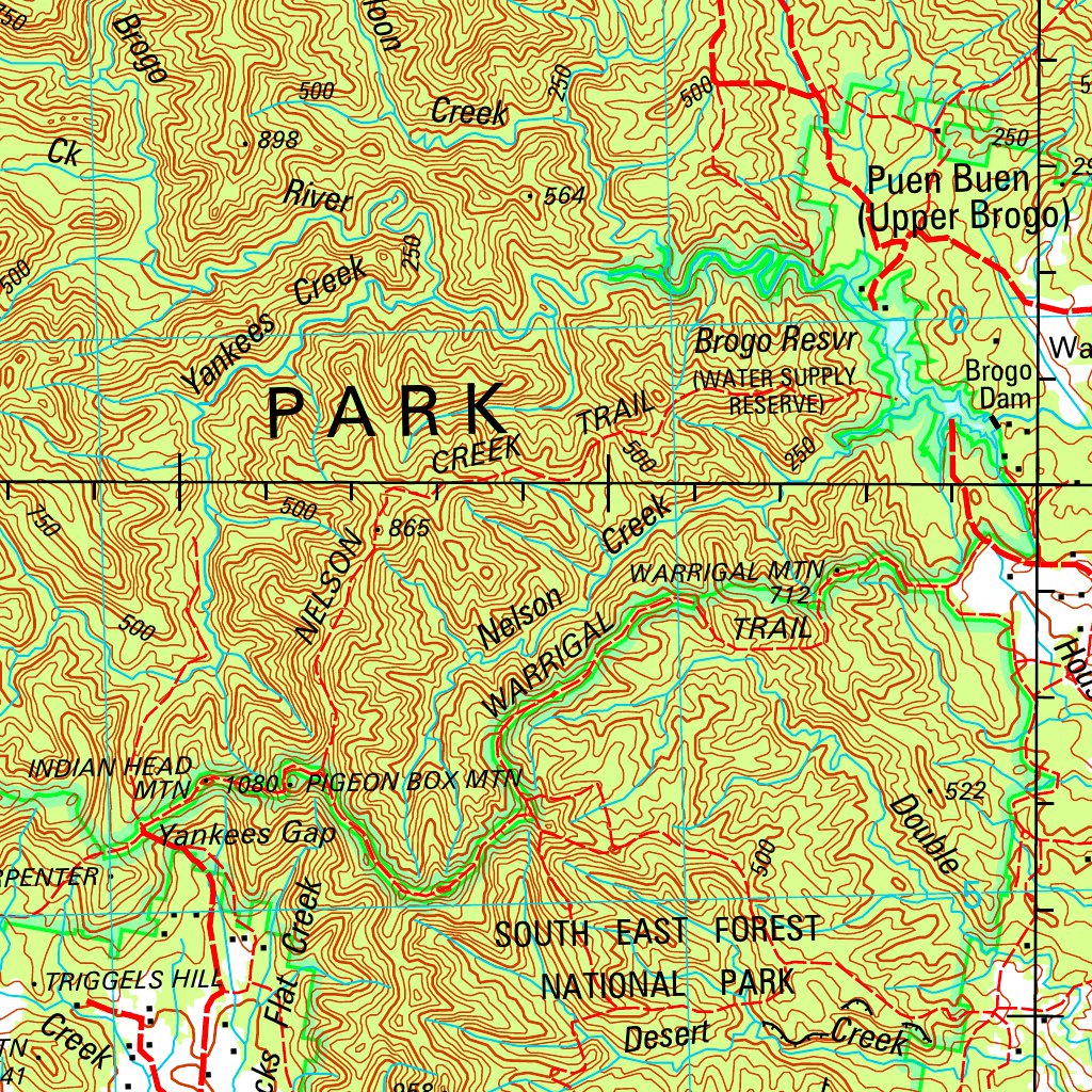 Bega SJ55 - 04 Map by Geoscience Australia | Avenza Maps