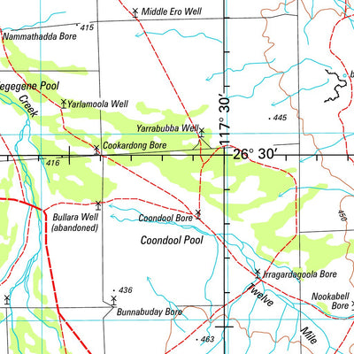 Geoscience Australia Belele SG50 - 11 digital map