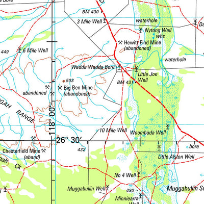 Geoscience Australia Belele SG50 - 11 digital map