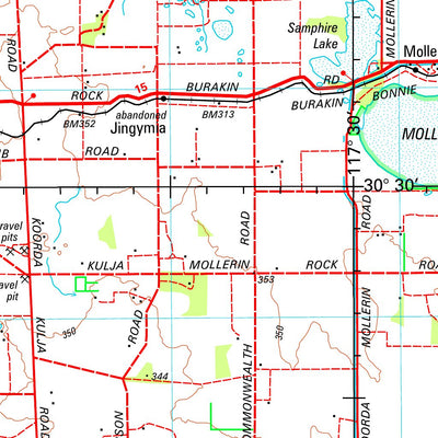 Geoscience Australia Bencubbin SH50 - 11 digital map