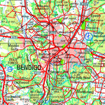 Geoscience Australia Bendigo SJ55 - 01 digital map