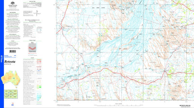 Geoscience Australia Betoota SG54 - 06 digital map