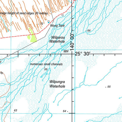 Geoscience Australia Betoota SG54 - 06 digital map