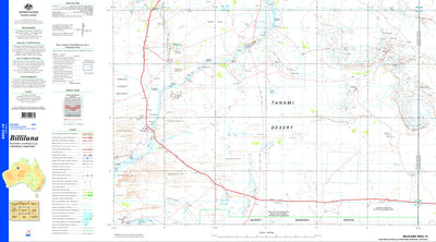 Geoscience Australia Billiluna SE52 - 14 digital map