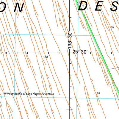 Geoscience Australia Birdsville SG54 - 05 digital map