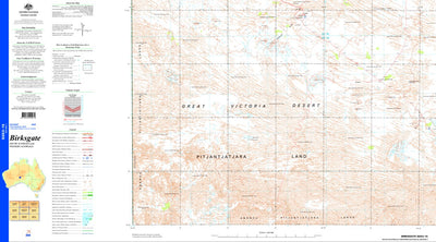 Geoscience Australia Birksgate SG52 - 15 digital map
