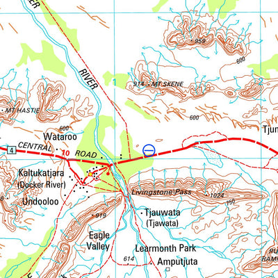 Geoscience Australia Bloods Range SG52 - 03 digital map