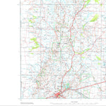 Geoscience Australia Broken Hill SH54 - 15 digital map