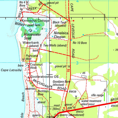 Geoscience Australia Broome SE51 - 06 digital map