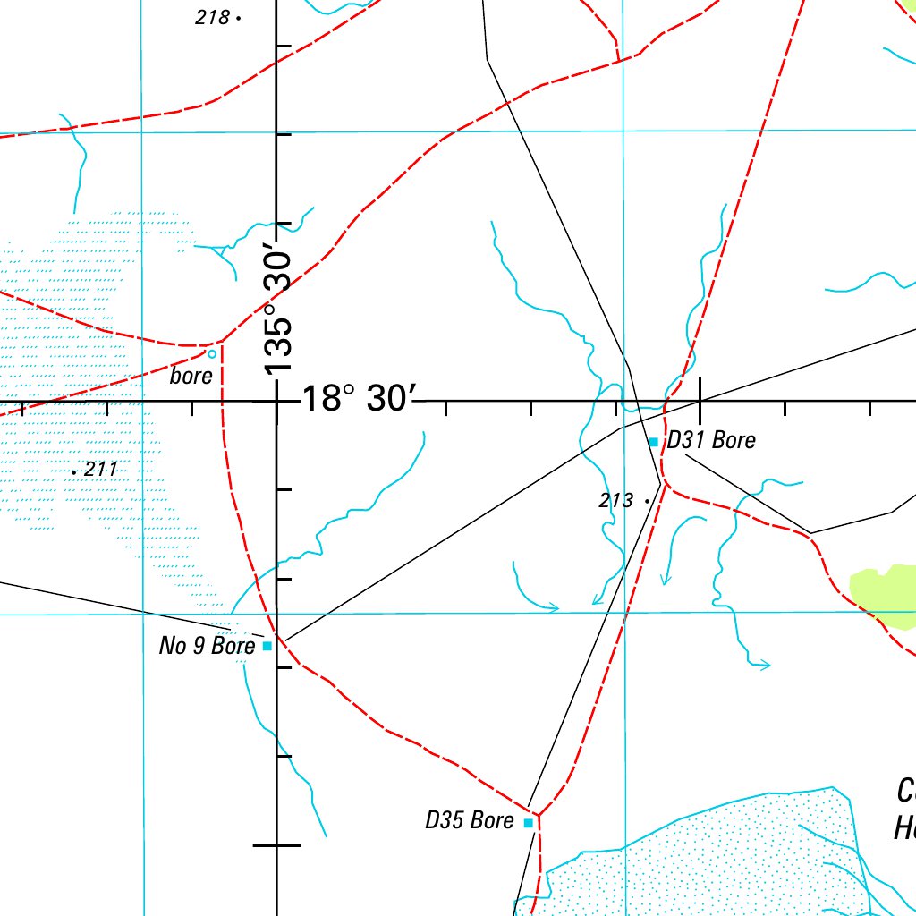 Brunette Downs SE53 - 11 Map by Geoscience Australia | Avenza Maps