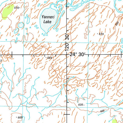 Geoscience Australia Bullen SG51 - 01 digital map