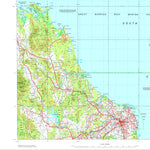 Geoscience Australia Bundaberg SG56 - 02 digital map