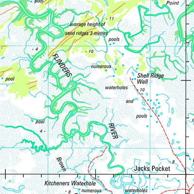 Geoscience Australia Burketown SE54 - 06 digital map