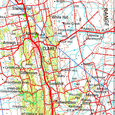 Geoscience Australia Burra SI54 - 05 digital map