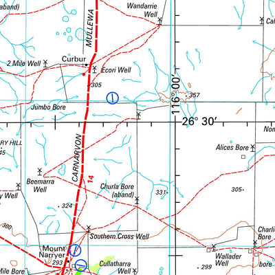 Geoscience Australia Byro SG50 - 10 digital map