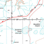 Geoscience Australia Calvert Hills SE53 - 08 digital map