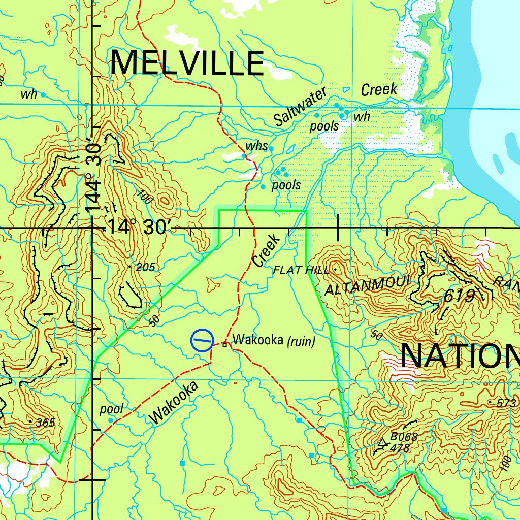 Cape Melville SD55 09 Map by Geoscience Australia Avenza Maps