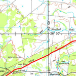 Geoscience Australia Charleville SG55 - 10 digital map