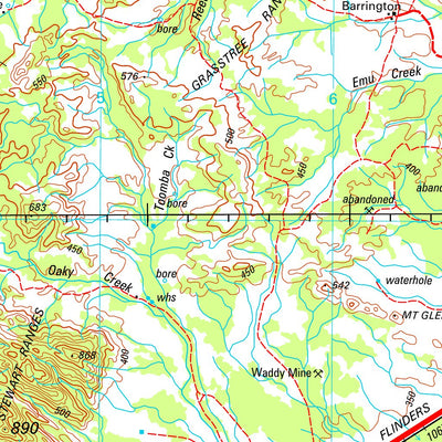 Geoscience Australia Charter Towers SF55 - 02 digital map