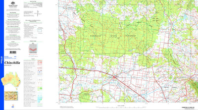 Geoscience Australia Chinchilla SG56 - 09 digital map