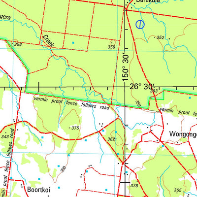 Geoscience Australia Chinchilla SG56 - 09 digital map