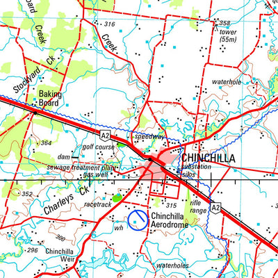 Geoscience Australia Chinchilla SG56 - 09 digital map