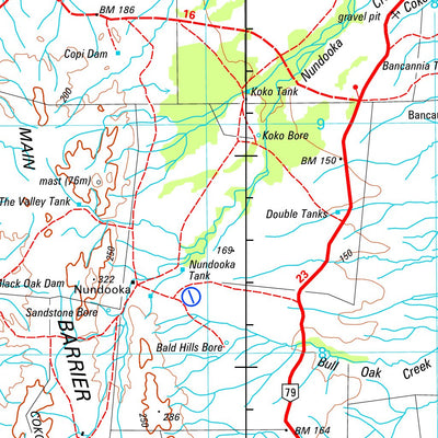 Geoscience Australia Cobham Lake SH54 - 11 digital map