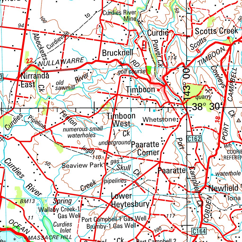 Colac SJ54 - 12 Map by Geoscience Australia | Avenza Maps
