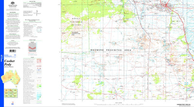 Geoscience Australia Coober Pedy SH53 - 06 digital map