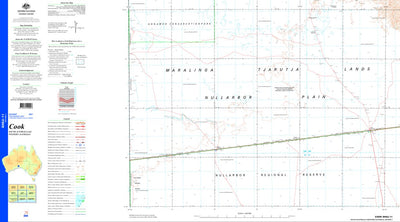 Geoscience Australia Cook SH52 - 11 digital map