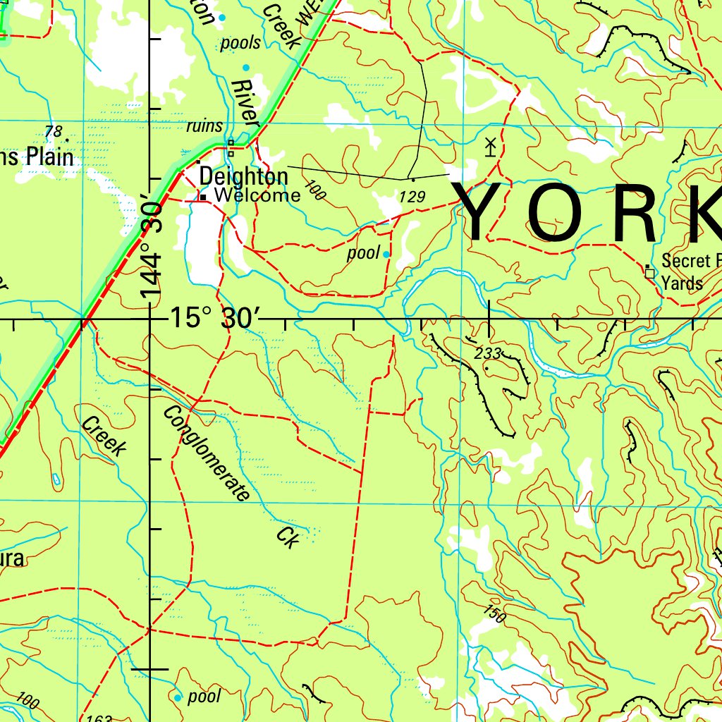 Cooktown SD55 - 13 Map by Geoscience Australia | Avenza Maps
