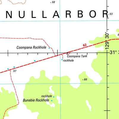 Geoscience Australia Coompana SH52 - 15 digital map
