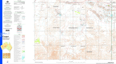 Geoscience Australia Cooper SG52 - 10 digital map