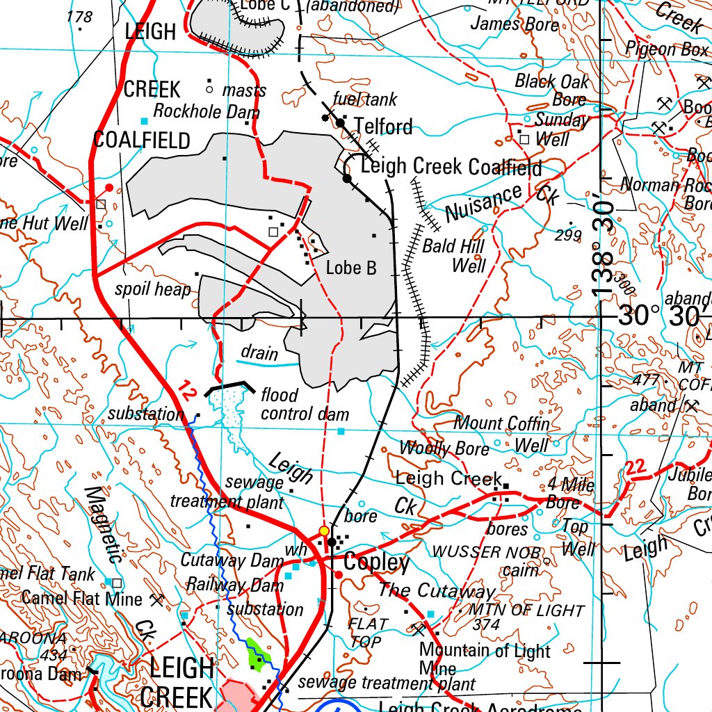 Coplay Map Copley SH54 - 09 Map by Geoscience Australia | Avenza Maps