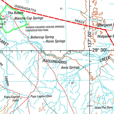 Geoscience Australia Curdimurka SH53 - 08 digital map