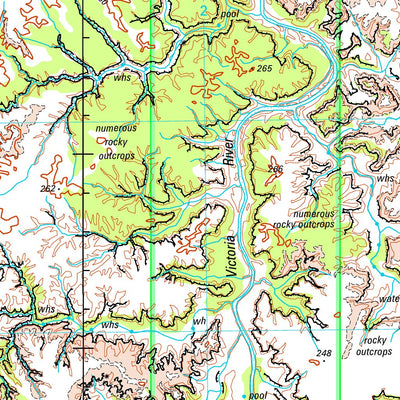 Geoscience Australia Delamere SD52 - 16 digital map