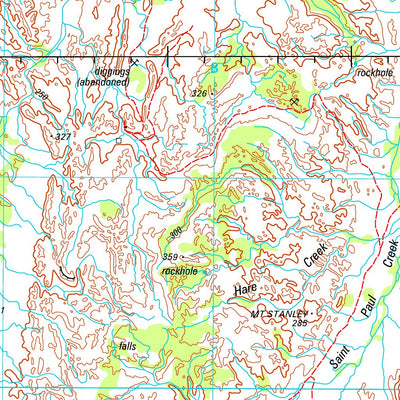 Geoscience Australia Dobbyn SE54 - 14 digital map