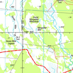 Geoscience Australia Donor Hills SE54 - 10 digital map