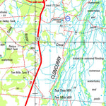 Geoscience Australia Donor Hills SE54 - 10 digital map