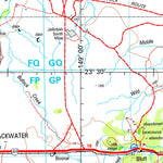 Geoscience Australia Duaringa SF55 - 16 digital map