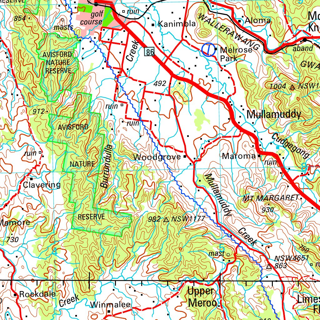 Dubbo SI55 04 map by Geoscience Australia Avenza Maps