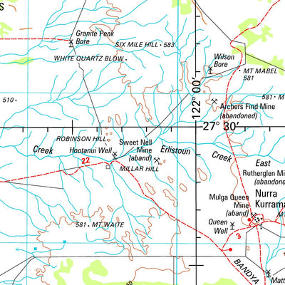 Geoscience Australia Duketon SG51 - 14 digital map