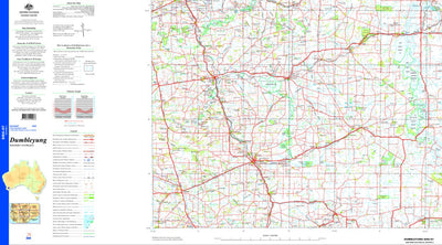 Geoscience Australia Dumbleyung SI50 - 07 digital map