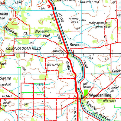 Geoscience Australia Dumbleyung SI50 - 07 digital map