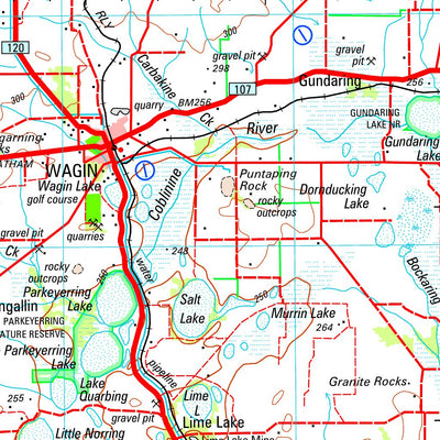 Geoscience Australia Dumbleyung SI50 - 07 digital map