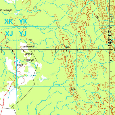 Geoscience Australia Ebagoola SD54 - 12 digital map