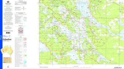 Geoscience Australia Edujina SH51 - 06 digital map